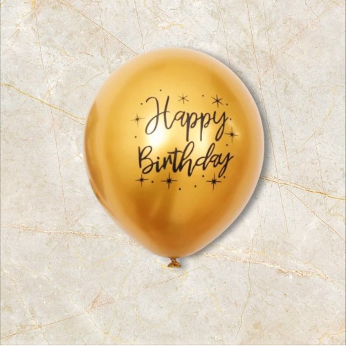 Doğum Günü 1 Adet Altın Helyum Balon (Ek Ürün Olarak Satılır) Doğum Günü 1 Adet Altın Helyum Balon (Ek Ürün Olarak Satılır)